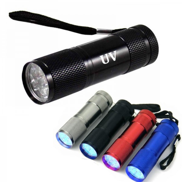 9 LED UV Flashlight